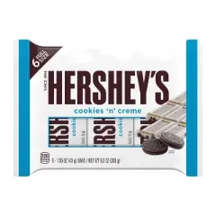 Hershey's Cookies 'n Creme Full Size Candy Bars - 6ct