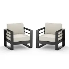 Christopher Knight Home Raban Outdoor Aluminum Club Chair with Cushions