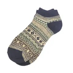 Warm Woolen Block Knitting Ankle Socks - Women's Sizes, Adult Medium from the Sock Panda