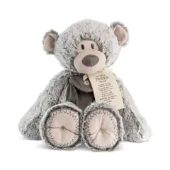 DEMDACO Gray Pocket Prayer Bear 16"