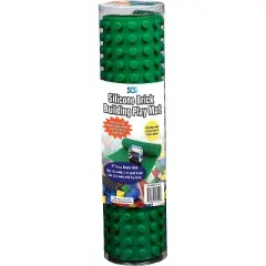 Big Bag of Bricks Rollable Brick Building Play Mat - Green 16"