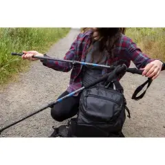 Cascade Mountain Tech Carbon Fiber Quick Lock Trekking Poles 