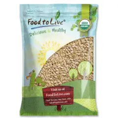 Organic Dry Roasted Pumpkin Seeds in Shell with Himalayan Salt - by Food To Live