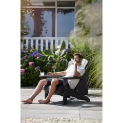 Alpine Outdoor Adirondack Chair - Gray - Keter