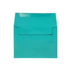 JAM Paper A6 Colored Invitation Envelopes 4.75 x 6.5 Sea Blue Recycled 15903