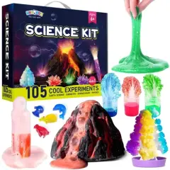 LotFancy Science Kit for Kids 6+, 105 Science Lab Experiments, STEM Project Educational Toy