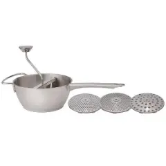 Harold's Kitchen 20 oz Silver Stainless Steel Food Mill