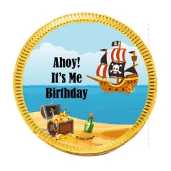 84 Pcs Pirate Kid's Birthday Candy Party Favors Chocolate Coins with Gold Foil