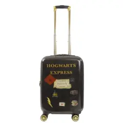 WB Harry Potter Ful Hogwart Express Hardside Printed Abs 21 Inch Luggage Black