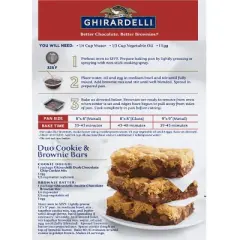 Ghirardelli Double Chocolate Brownie Mix - 18oz