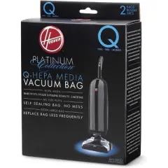 Hoover AH10000 Platinum Type-Q HEPA Vacuum Bag 2 Pack