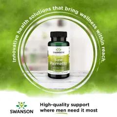Swanson Full Spectrum Saw Palmetto, Helps Support Men's Prostate Health, Herbal Supplement, 540 mg
