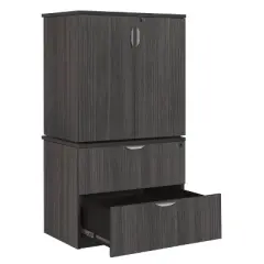 Legacy File with Stackable Storage Cabinet - Regency