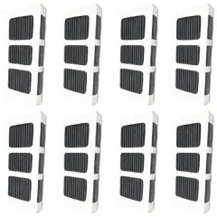 Nispira Air Filter Pleated For Refrigerator for Paultra2 Ultra 2 Pure Air 2 Frigidaire and Electrolux Refrigerators Part 5303918847, 8 Filters
