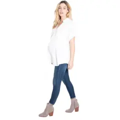 Ingrid & Isabel Popover Tie Waist Maternity Shirt