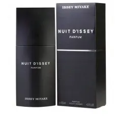 Pour Homme Nuit By Issey Miyake Men Bergamot, Grapefruit, Vetiver, Leather, Black Pepper Parfum Spray 4.2 Oz
