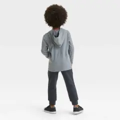 Toddler Boys' Halloween Fleece Long Sleeve Top and Jogger Pants Set - Cat & Jack&trade; Gray