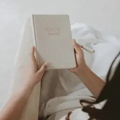 Sweet Water Decor Guided Memory Journal in Neutral