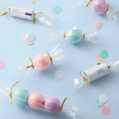 Cello Gift Wrapping Paper Clear - Spritz&trade;: Cellophane Wrap for All Occasions, 192" x 30", Solid Floral Theme