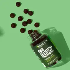 Saw Palmetto Gummies, Raspberry Flavored, Havasu Nutrition, 60 or 120ct