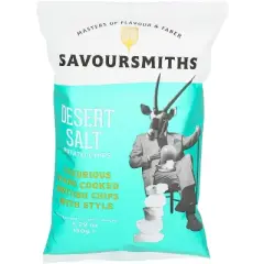 Savoursmiths Desert Salt Potato Chips - Case of 12 - 5.29 oz