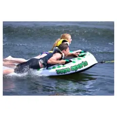 RAVE Sports Frantic 2-Rider Boat Towable Tube - Green
