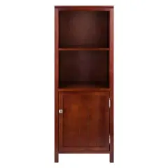 Brooke Jelly Cupboard with 2 Shelves and Door Wood/Espresso - Winsome