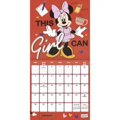 Trends International Inc. 2023-24 Wall Calendar 12"x12" Disney Minnie Mouse