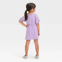 Toddler Girls' Gauze Eyelet Short Sleeve Dress - Cat & Jack&trade;