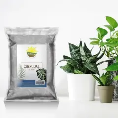 Soil Sunrise Horticultural Charcoal for Indoor Plants, Hardwood Soil Additive for Orchids, Terrariums, and Gardening