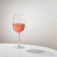 JoyJolt Golden Royale Crystal Red Wine Glasses - 17 oz - Set of 2 European Crystal Wine Glasses