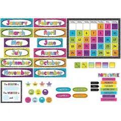 Teacher Created Resources&reg; Brights 4Ever Calendar Bulletin Board Set