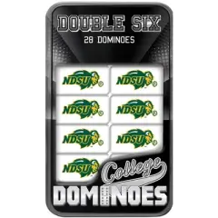 MasterPieces Officially Licensed NCAA North Dakota State Bison 28 Piece Dominoes Game for Adults