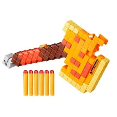 NERF Minecraft Firebrand Axe