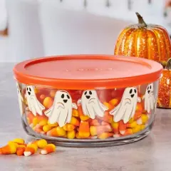 Anchor 7c Ghosts Glass Food Storage Container