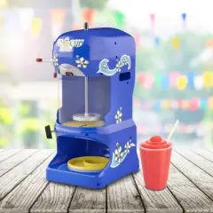 Great Northern Ice Club Crushed Ice Maker and Snow Cone Machine - Blue