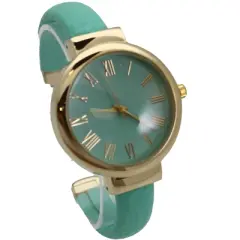 OLIVIA PRATT CLASSY STYLE TEAL BANGLE WATCH