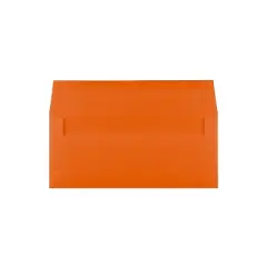 JAM Paper #10 Business Colored Envelopes 4 1/8" x 9 1/2" Orange Recycled Bulk 1000/Carton (15860B)