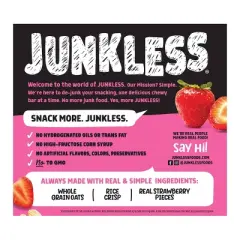 JUNKLESS Strawberry Chewy Granola Bars - 6.6oz/6ct
