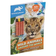 Animal Planet: Wild Animals Around the World Coloring and Activity Book - (Paperback)