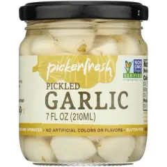 Pickerfresh Pickled Garlic - Case of 6 - 7 fl oz