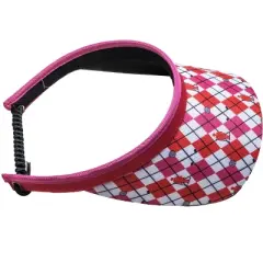 Glove It Women's Print Coil Golf Visor, Golfin Gal