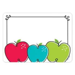 Creative Teaching Press Doodle Apples Labels, 3-1/2" x 2-1/2", 36 Per Pack, 6 Packs