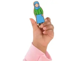 The Freckled Frog Wooden Village People  - 42 Pieces