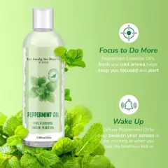 Grocerism Premium Peppermint Oil - 100% Pure Natural for Aromatherapy & Skin Care-Body Oil