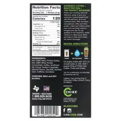 Chike Nutrition High Protein Iced Coffee, Mocha, 12 Packets, 1.09 oz (31 g) Each