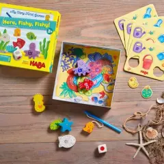 HABA My Very First Games - Here Fishy Fishy! Magnetic Fishing Game (Made in Germany)