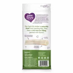 Paw Love Split Elk Antler Grain Rawhide Dog Treats - 1pk