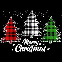 Men's Design By Humans Christmas Tree Buffalo By NekoShop Tank Top