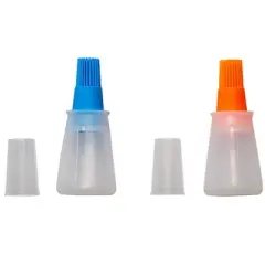 The Lakeside Collection Set of 2 Oil Bottle with Brush